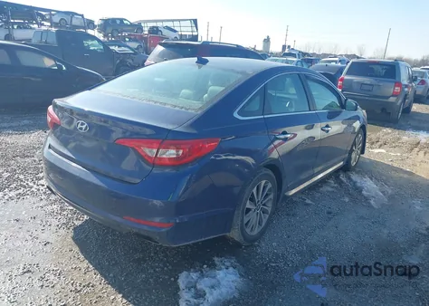 2017 Hyundai Sonata Sport z USA, uszkodzony, nr VIN 5NPE34AF5HH570548
